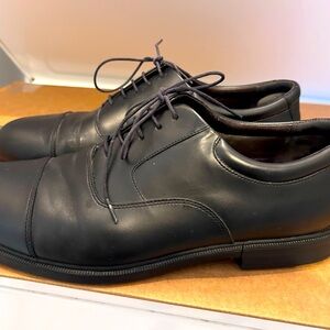 Rockport Black Men's 13W Leather Lace up Dress Shoes